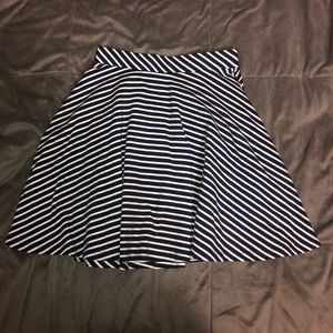 Striped Skater Skirt